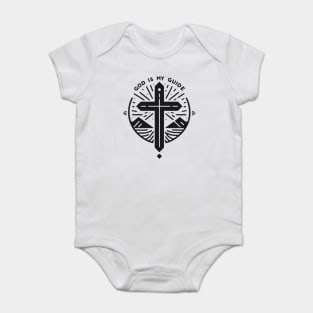 God is My Guide Baby Bodysuit